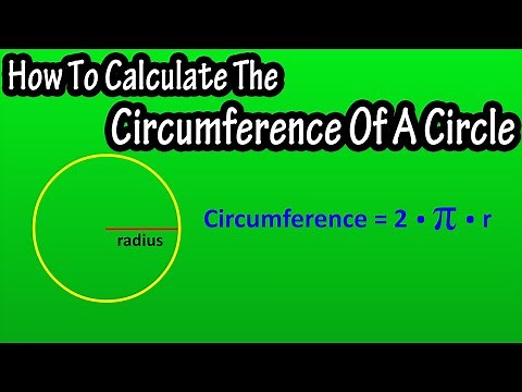 How To Find, Calculate The Circumference Of A Circle Using The Radius Or Diameter