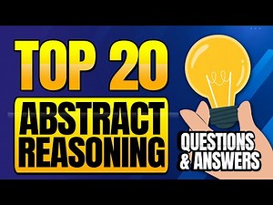 Top 20 ABSTRACT REASONING TEST Questions and Answers with Solutions