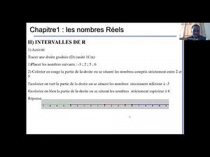 Maths 3rd Lesson 1, Chapter 1, Real Numbers, Interval in R