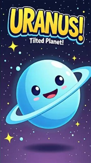 Meet Uranus! 💙 Uranus Facts for Kids | Fun Short Planet Song