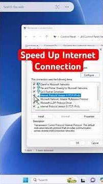 How to Speed Up any Internet Connection On Windows #windows #internetconnection #shorts
