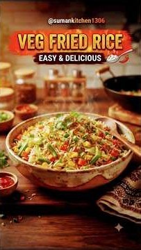 Mix Vegetable Fried Rice Recipe |Veg Fried Rice #MixVegFriedRice#CookingChannel@sumankitchen1306