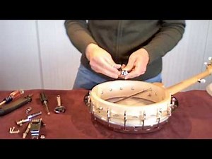 Kavanjo banjo pickup installed into a Deering Goodtime part 1 of 4