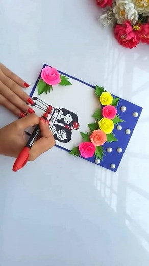 one more rqsted video for my fan farewell invitation card ideas 😍 #foryourpage #foruyou #craft #art #farewell