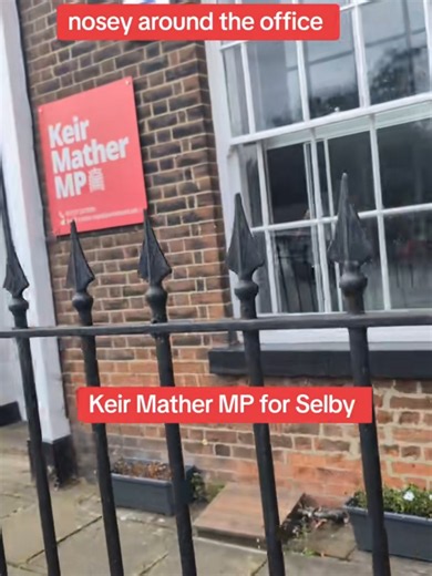 Kier Mather office tour Selby MP — 16 Park Street (Aug 14, 2024)