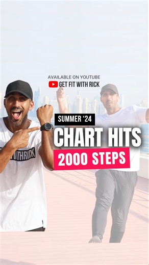 Check out the new workout Summer Chart Hits 💥 If you loved my walking and dance workouts, I just dropped a new walking dance workout where we're smashing 2000 steps in just 15 minutes. So hit the play button and have an absolute party in your home! Let me know in the comments when you've tried it! #getfitwithrick #getfitathome #walkingworkout #danceworkout #lowimpactworkout #jointfriendly | Get Fit With Rick