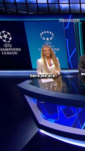 216K views · 25K reactions | Make room at the desk for a classic Kate intro plus one! 珞 #UCLToday | CBS Sports Golazo | Facebook