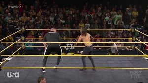 Watch WALTER chop the sh*t out of Adam Cole on NXT! | The Backstage Brawl