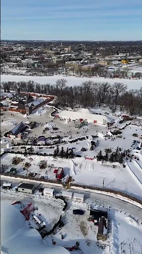 Aerial View of Festival du Voyageur 2025!