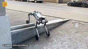 40K views · 473 reactions | Within the Robotic Systems Lab, at ETH Zürich, the past six years have been dedicated to pioneering research in AI for wheeled-legged robots. Now, Swiss Mile has announced that their embodied AI deployed on a Unitree Hardware platform has been commercialized. Credit: Swiss Mile #robotics #robots #engineering #technology | Wevolver.com | Facebook