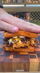 1.5M views · 45K reactions | Gotta love Patty Melts! 燎 | Over The Fire Cooking by Derek Wolf | Facebook