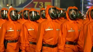 Watch North Korea hold midnight military parade