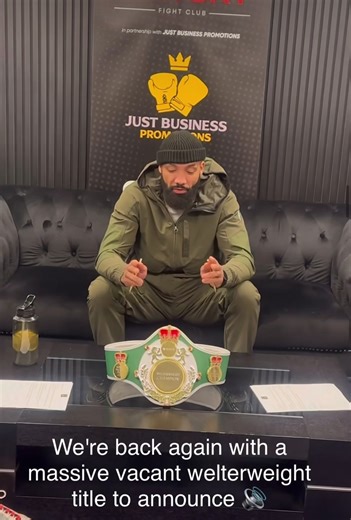 Muscle factory fight club and just business promotions presents Sam Dobbins vs Arron wales sign up and face off and meet for the 1st time.#FightOfTheNight #GlovesOfGlory #Boxing #Viral