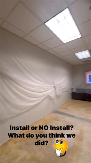 Walked into today’s install and… well, this isn’t exactly “ready.” Dust, plastic, taped floors — not ideal for putting up black Rollershade screens. Install or no install? What would YOU do? Follow @ewmlasvegas and stay tuned — the answer’s coming soon! #WindowCoverings #InstallDay #RollerShades #DesignChallenges #EWM #Blinds101 #BehindTheScenes #AltaDealer # | Everything Windows and More | Facebook