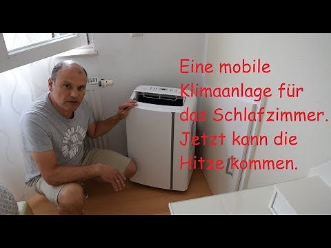 Mobile Klimaanlage im Haus einbauen.
