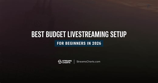 Best budget livestreaming setup 2026: The comprehensive beginner's guide | Streams Charts