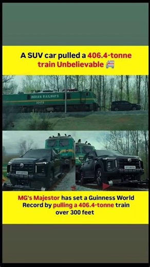 the MG Majestor officially entered the Guinness World Recordsby doing the impossible 4😬❤️