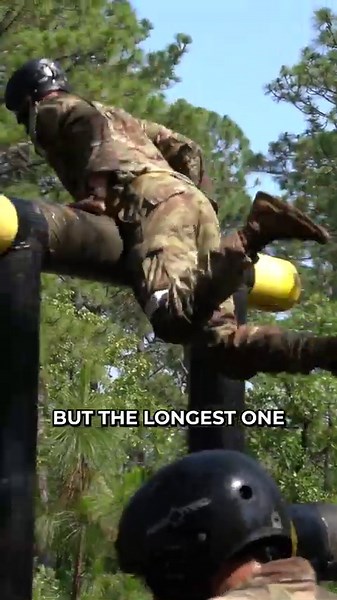 Attempting the Army Special Forces Obstacle Course