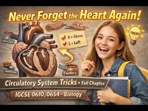 Circulatory System Tricks + Full Chapter revision (IGCSE Biology-0610, 0645)