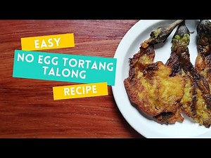 Easy Eggplant Recipe | Vegan and Vegetarian Eggplant Omelet | No Egg Tortang Talong | Easy Veggie