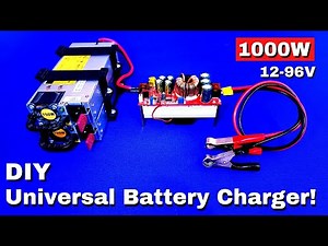 BATTERY CHARGER, 24 - 95V, Using Constant Current Boost Converter.