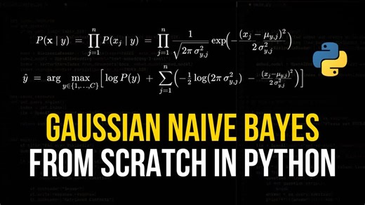 Python手把手实现高斯朴素贝叶斯分类器