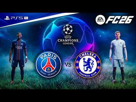 FC 26 - PSG vs. Chelsea - UEFA Champions League 25/26 Full Match | PS5™ Pro [4K60]