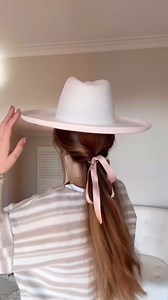 28K views · 21 reactions | The perfect hat hairstyle ✍ with @bornwithstyle in her ‘Melodic Fedora - Ivory’ | Lack of Color | Facebook
