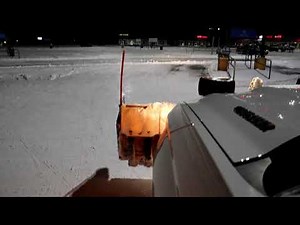How to snowplow a 24 hour shopping center