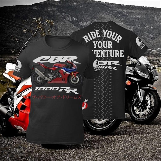 Motorcycle T-shirt / Moto Gift Ideas for Honda CBR1000RR CBR 1000RR Biker / Motorbike Streetwear 4 - Etsy