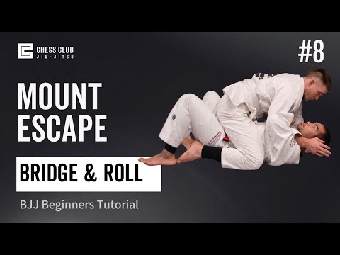 BJJ Beginners Tutorial - Mount Escape (Bridge & Roll)