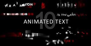 Animated text - separate letters animation