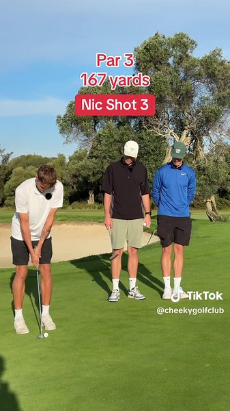 Exciting Golf Challenge: 1v1v1 Match with Tim, Benji, and Nic