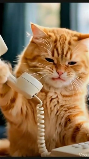Cat Screaming At Crank Caller And Slamming The Phone 😠📱.