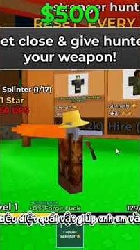 lần đầu làm thợ rèn #topgamedoithuonguytin #minecraft #emcobanglongvequemecunganh #roblox