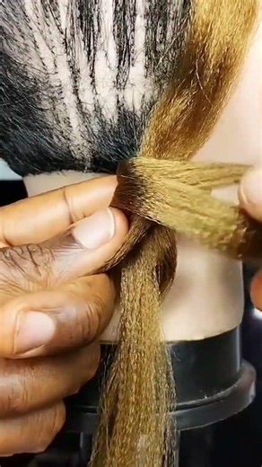 Braid technique #braids #tuto #braiding