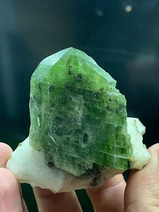 Terminated Green Diopside Crystal on Matrix Specimen From Afghanistan / 127 Grams - Etsy