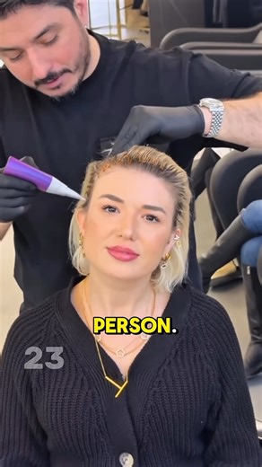 Here is this woman’s initial hair look — you’ll be amazed when you see the final result the hairstylist achieved. Watch the full video here: | Life After 40 | Facebook