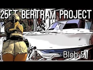 25ft Bertram project - blob 51. Cold forming Perspex for Marine windows