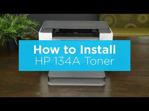 How to Install HP 134A Toner in a HP LaserJet M209dw, MFP M234dw Printer