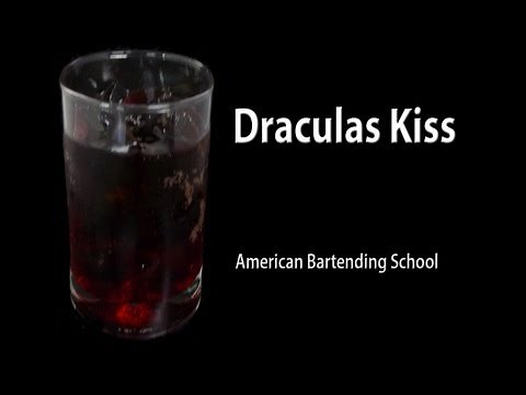 Dracula's Kiss Halloween Cocktail Drink Recipe