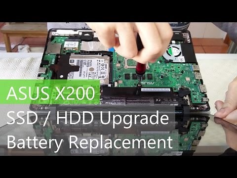 Asus X200M | MA | CA Teardown - Battery And HDD Removal
