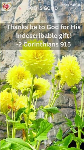 2 Corinthians 915 | Thanks be to God for His indescribable gift!