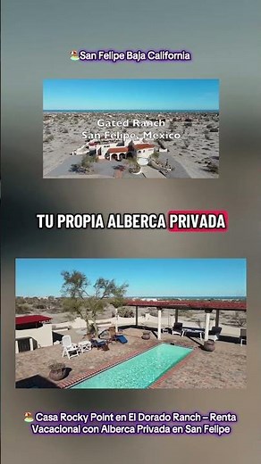 🏖 Casa Rocky Point en El Dorado Ranch – Renta Vacacional con Alberca Privada en San Felipe