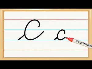 c in cursive writing | capital and small c in cursive writing