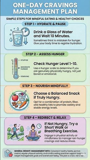 One-Day Cravings Management Plan for Weight Loss & a Healthier Lifestyle