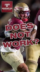 Ashton Daniels DOES NOT WORK as the QB of Florida State #ashtondaniels #fsufootball #mikenorvell