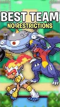 The BEST Team for Pokemon Platinum (No Restrictions)
