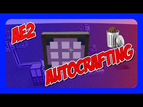 Never craft again with AE2 Autocrafting | AE2 Tutorial
