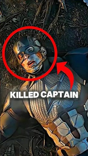 Thanos Killed Captain America in Infinity War #marvel #avengers #captainamerica